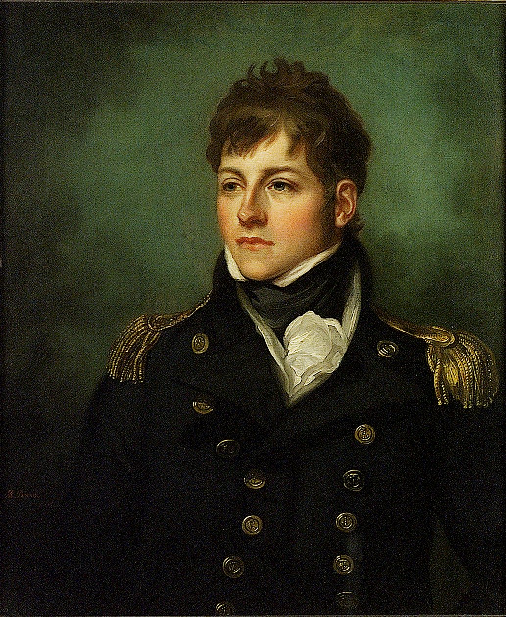 Kapitan George Miller Bligh (około 1780-1834) autorstwa Mather Brown