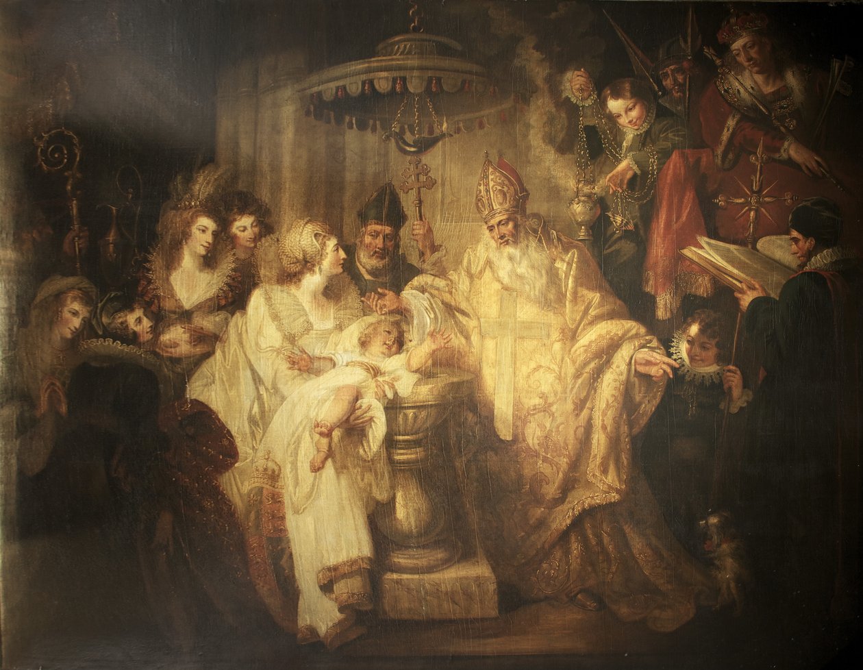 Chrzest Henryka VIII autorstwa Mather Brown