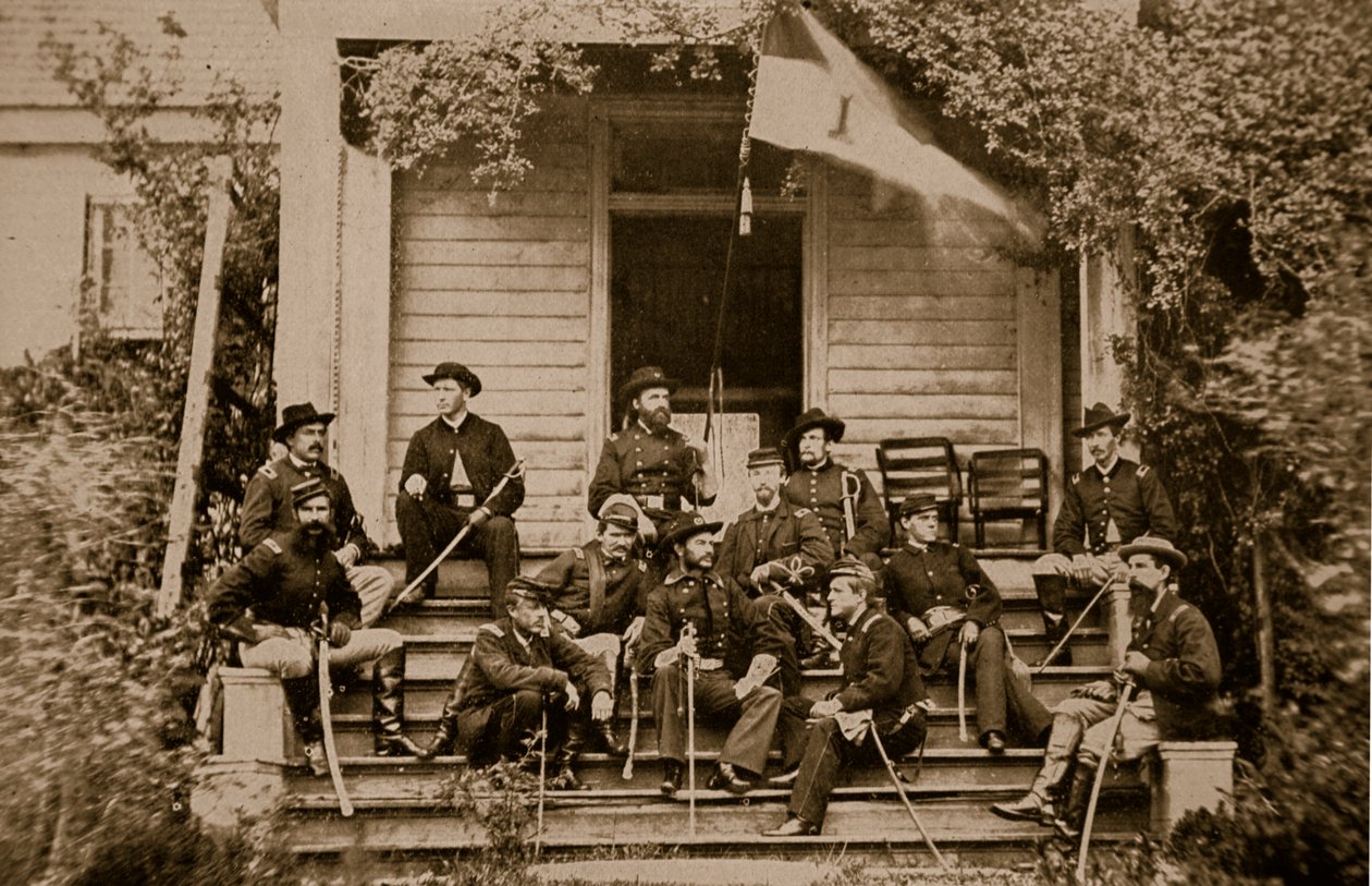 Generał A. T. A. Torbert i sztab, 1864 r. autorstwa Mathew B. Brady
