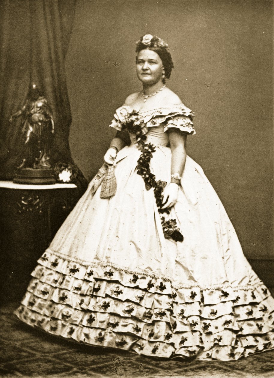 Mary Todd Lincoln, 1865 r. autorstwa Mathew B. Brady