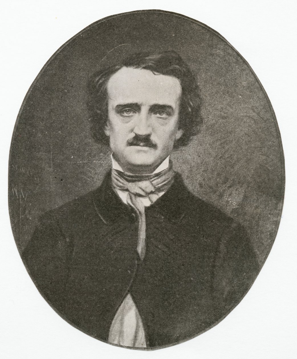 Edgar Allan Poe (1809-1849) autorstwa Mathew B. Brady