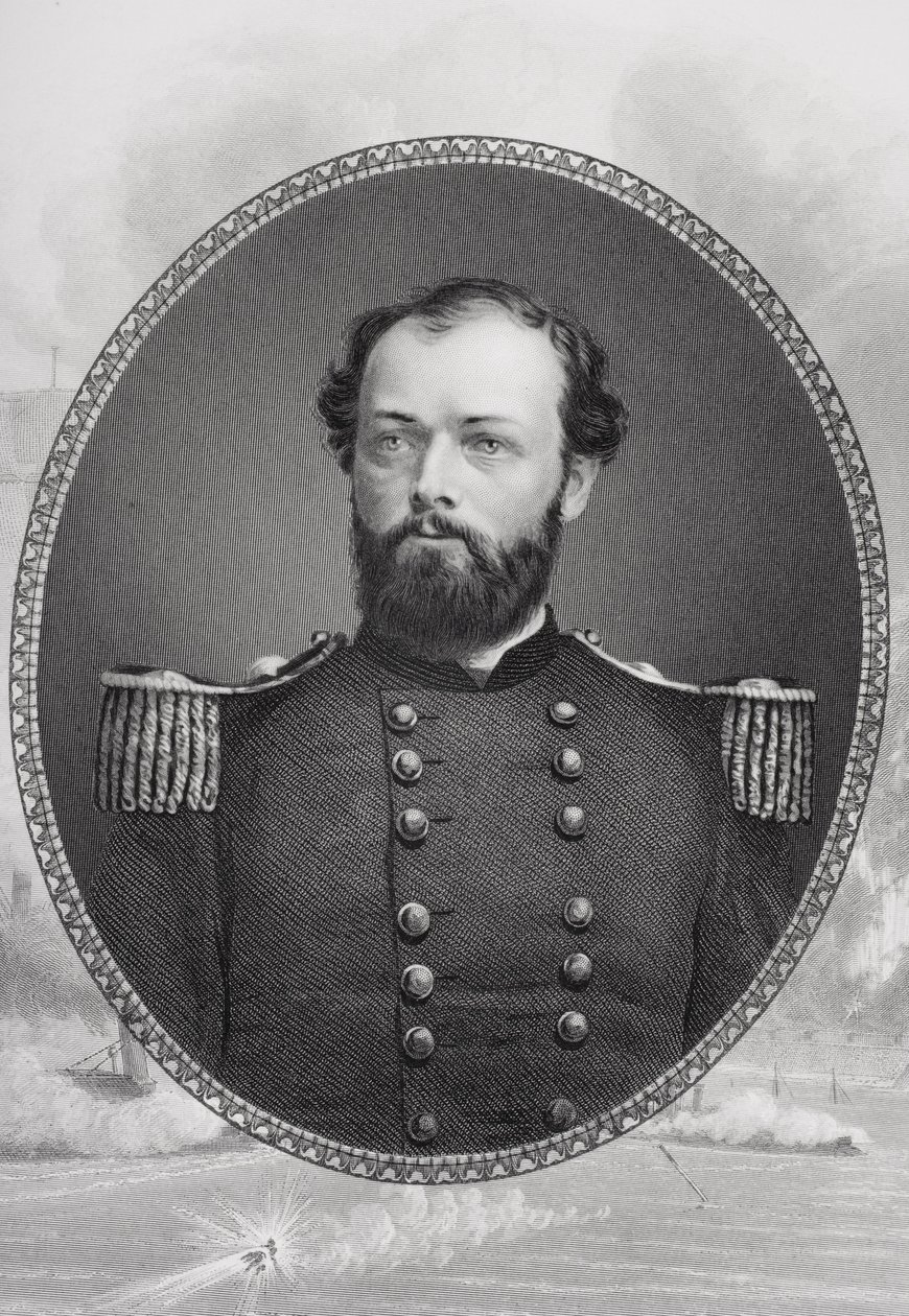 د جنرال کوینسی اډمز ګیلمور (۱۸۲۵-۸۸) پولی انځور autorstwa Mathew B. Brady