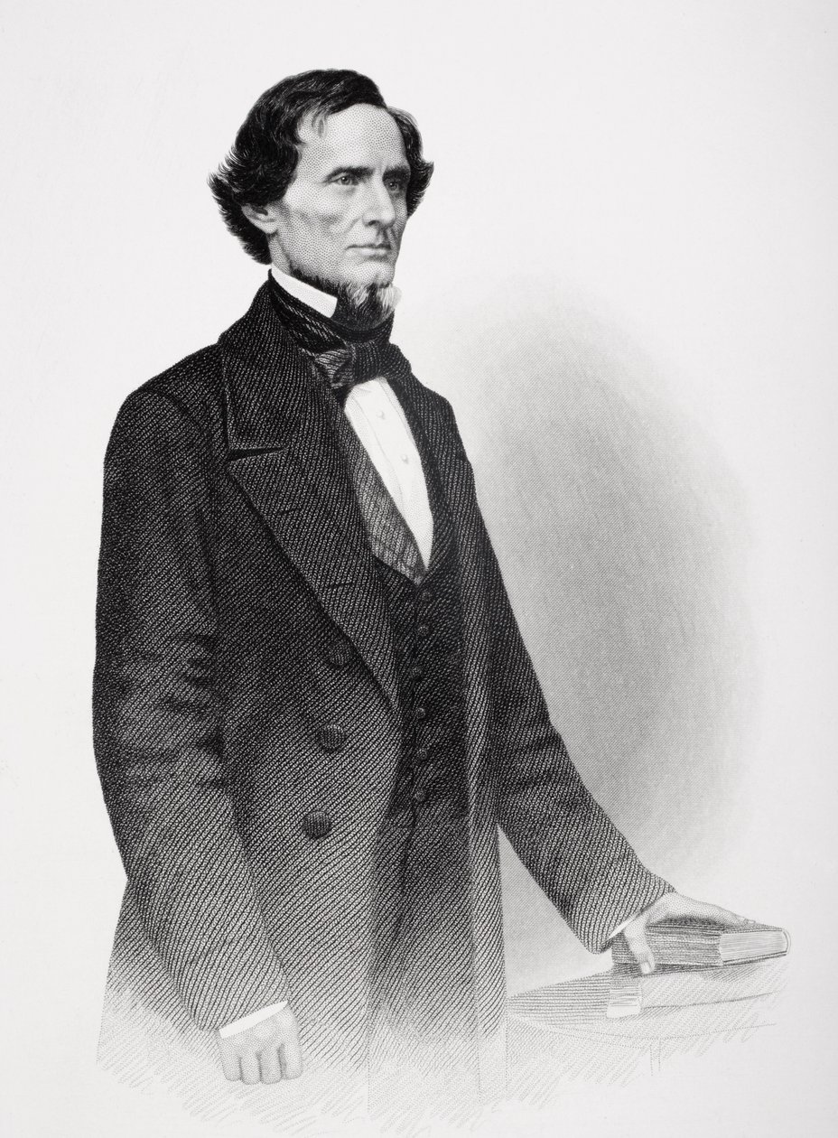 Portret Jeffersona Davisa (1808-1889) autorstwa Mathew B. Brady