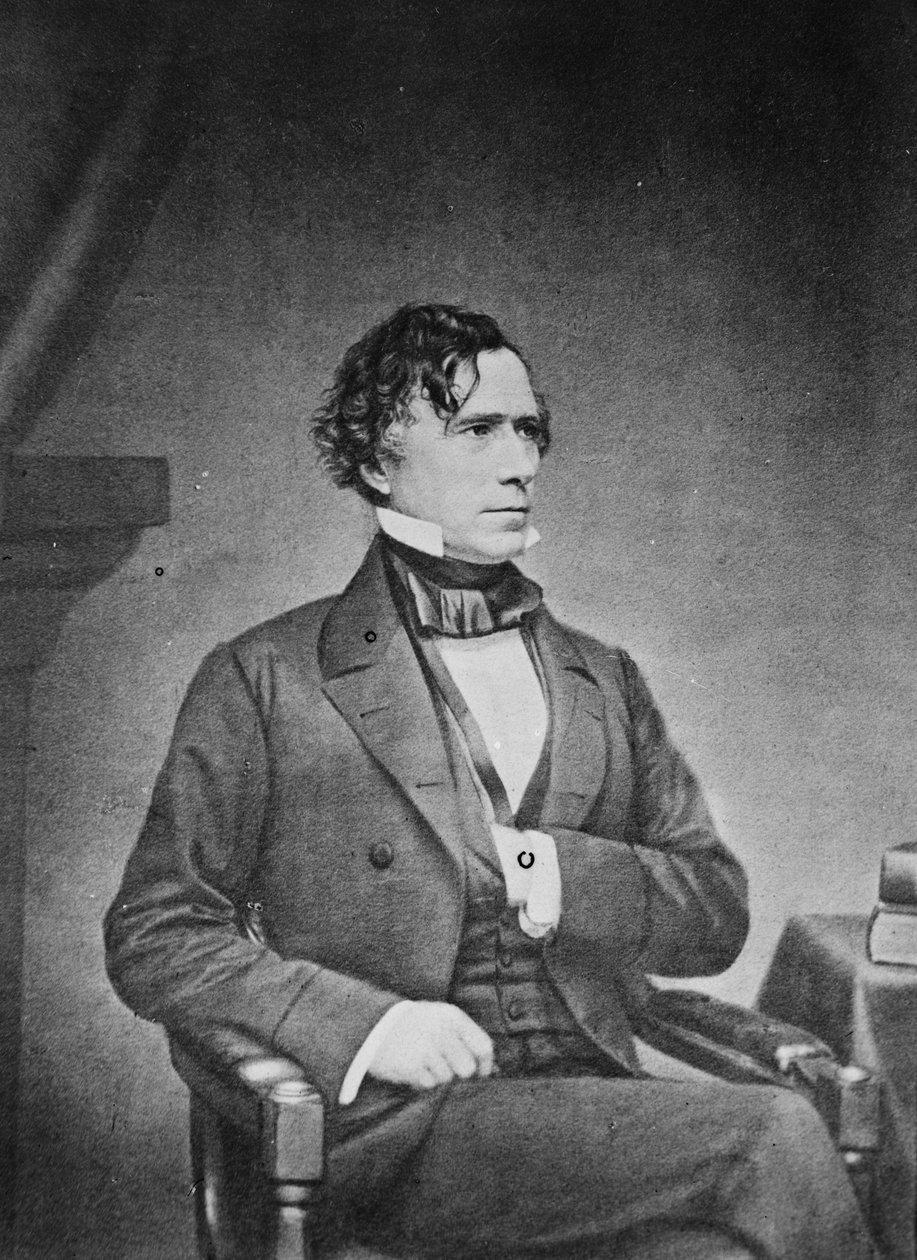 Prezydent Franklin Pierce, 1855-65 autorstwa Mathew B. Brady