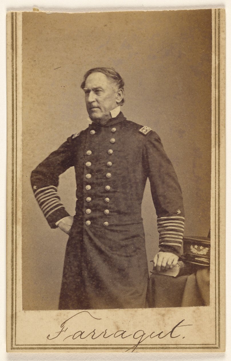 Admirał [David Glasgow] Farragut autorstwa Mathew B. Brady