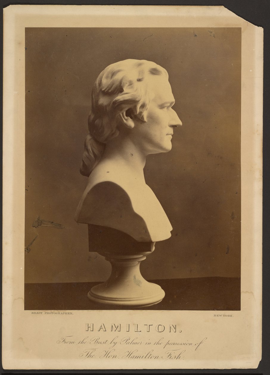 [Popiersie Alexandra Hamiltona] autorstwa Mathew B. Brady