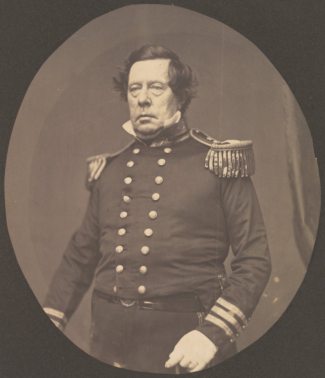 [Komandor Matthew Calbraith Perry] autorstwa Mathew B. Brady
