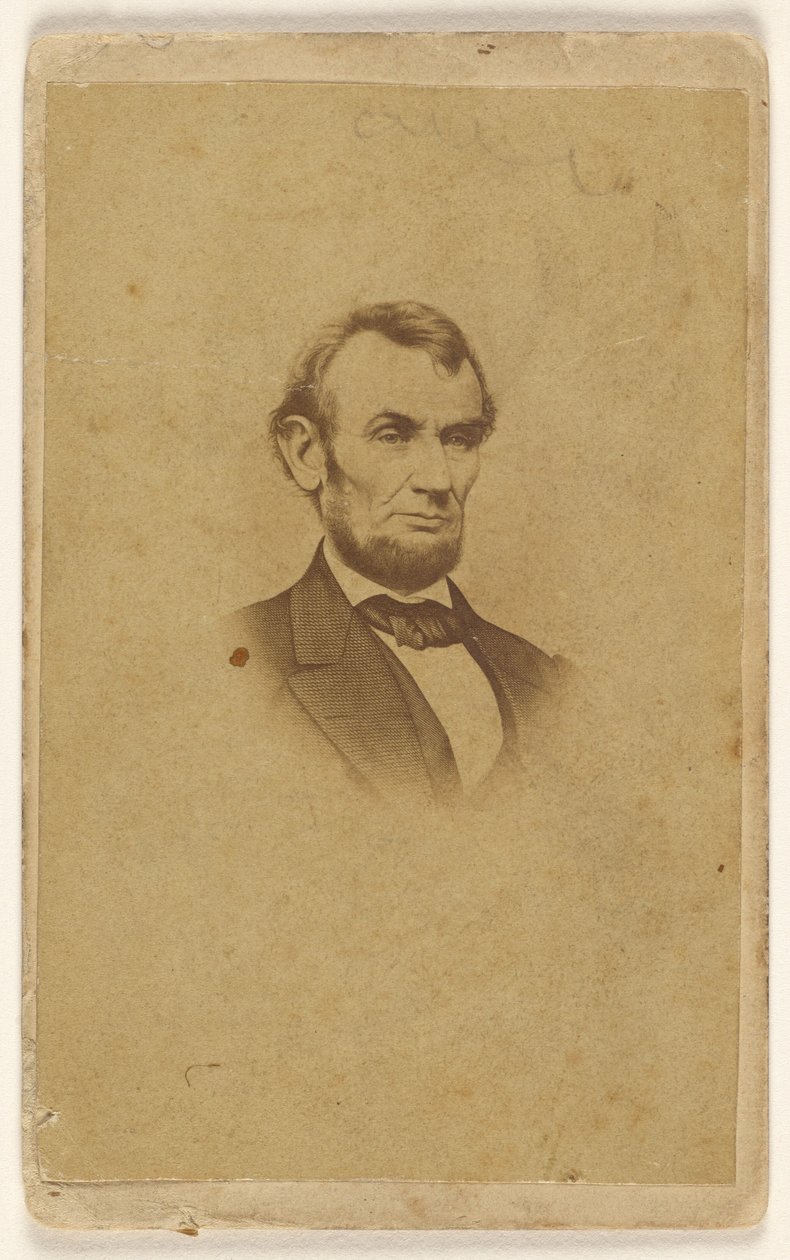 [Rycina przedstawiająca Abrahama Lincolna według fotografii Mathew B. Brady