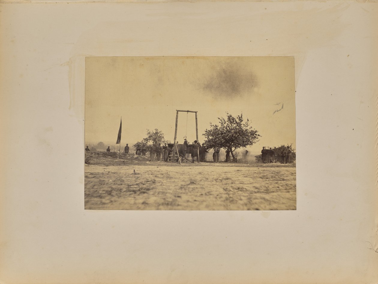 [Scena egzekucji] autorstwa Mathew B. Brady