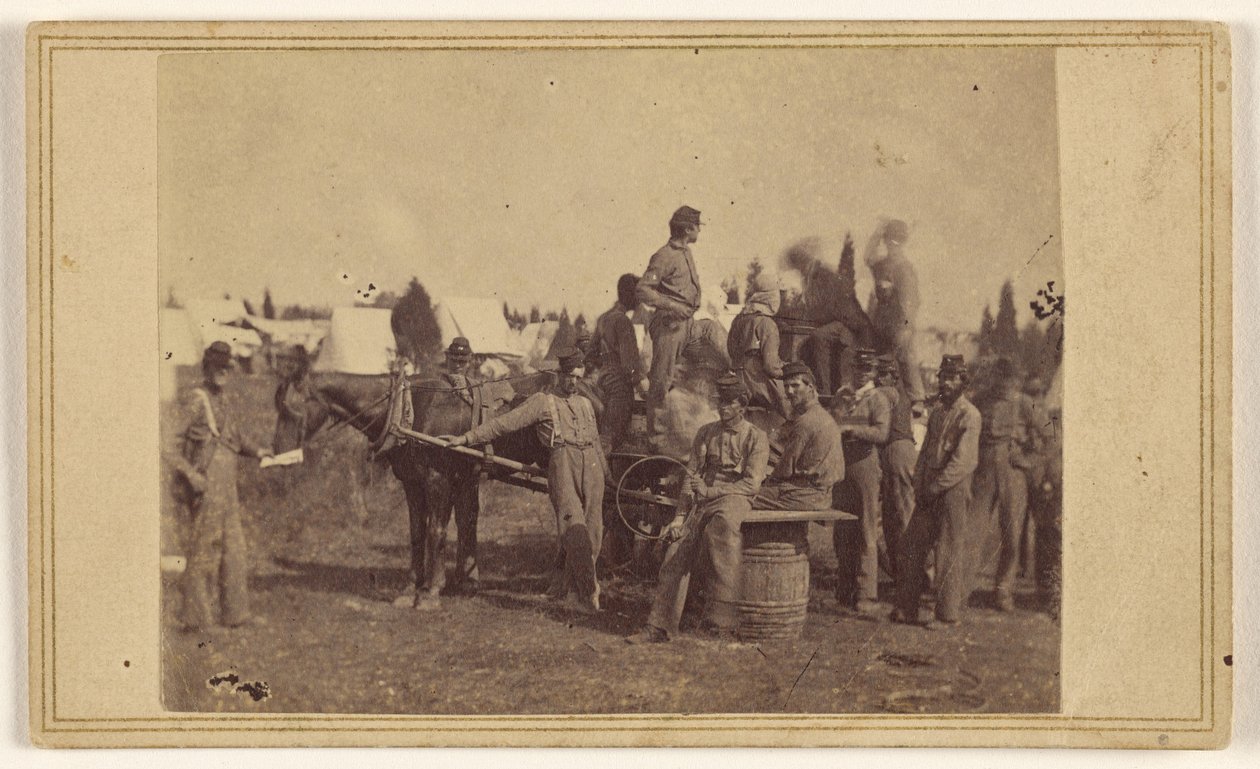 [Osadnicy z Ft. Runyon] autorstwa Mathew B. Brady