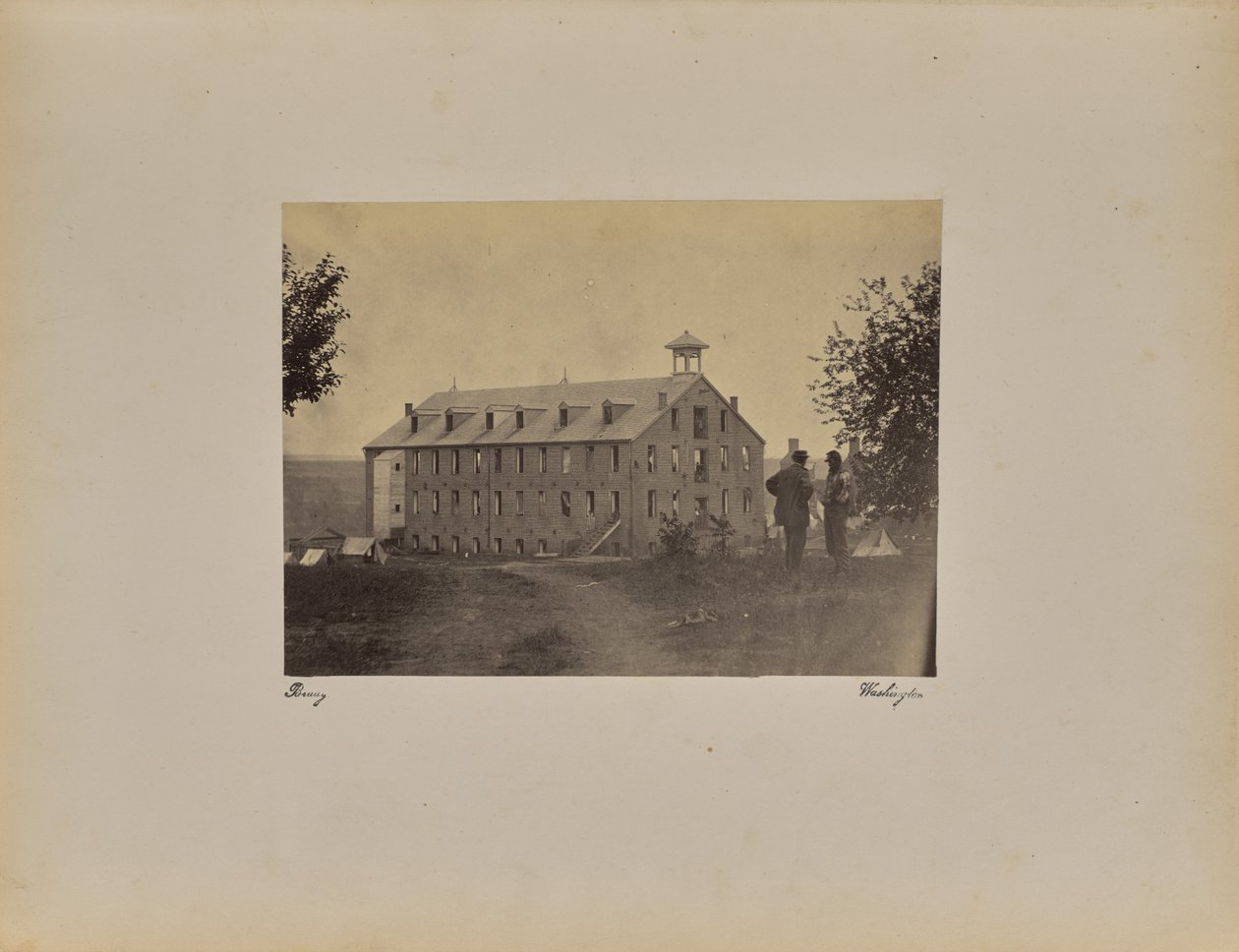Więzienie Libbey [sic] autorstwa Mathew B. Brady
