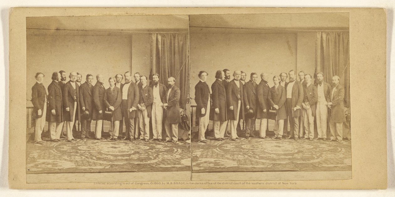 [Książę Walii i jego świta] autorstwa Mathew B. Brady