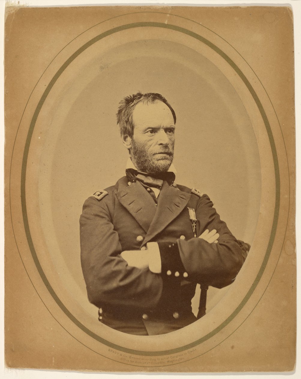 [William Tecumseh Sherman] autorstwa Mathew B. Brady