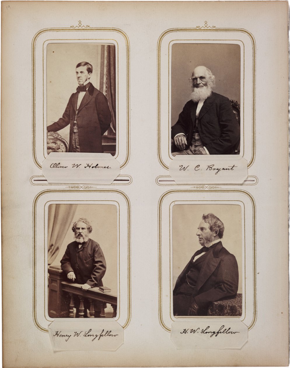 Album 200 cartes de visite, większość autorstwa Brady 1865 ok. autorstwa Mathew B. Brady