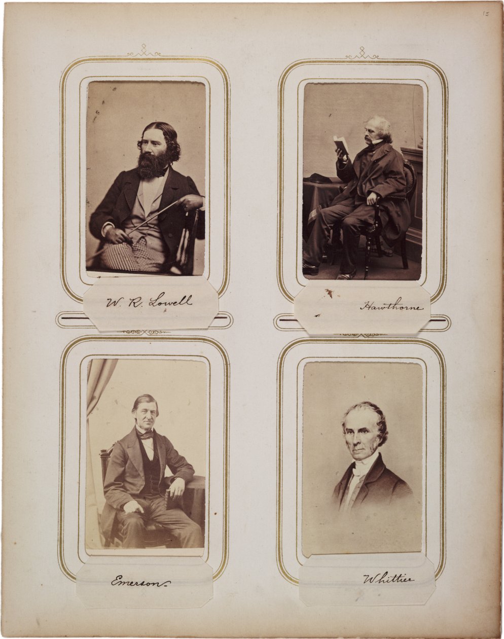 Album 200 cartes de visite, większość autorstwa Brady
