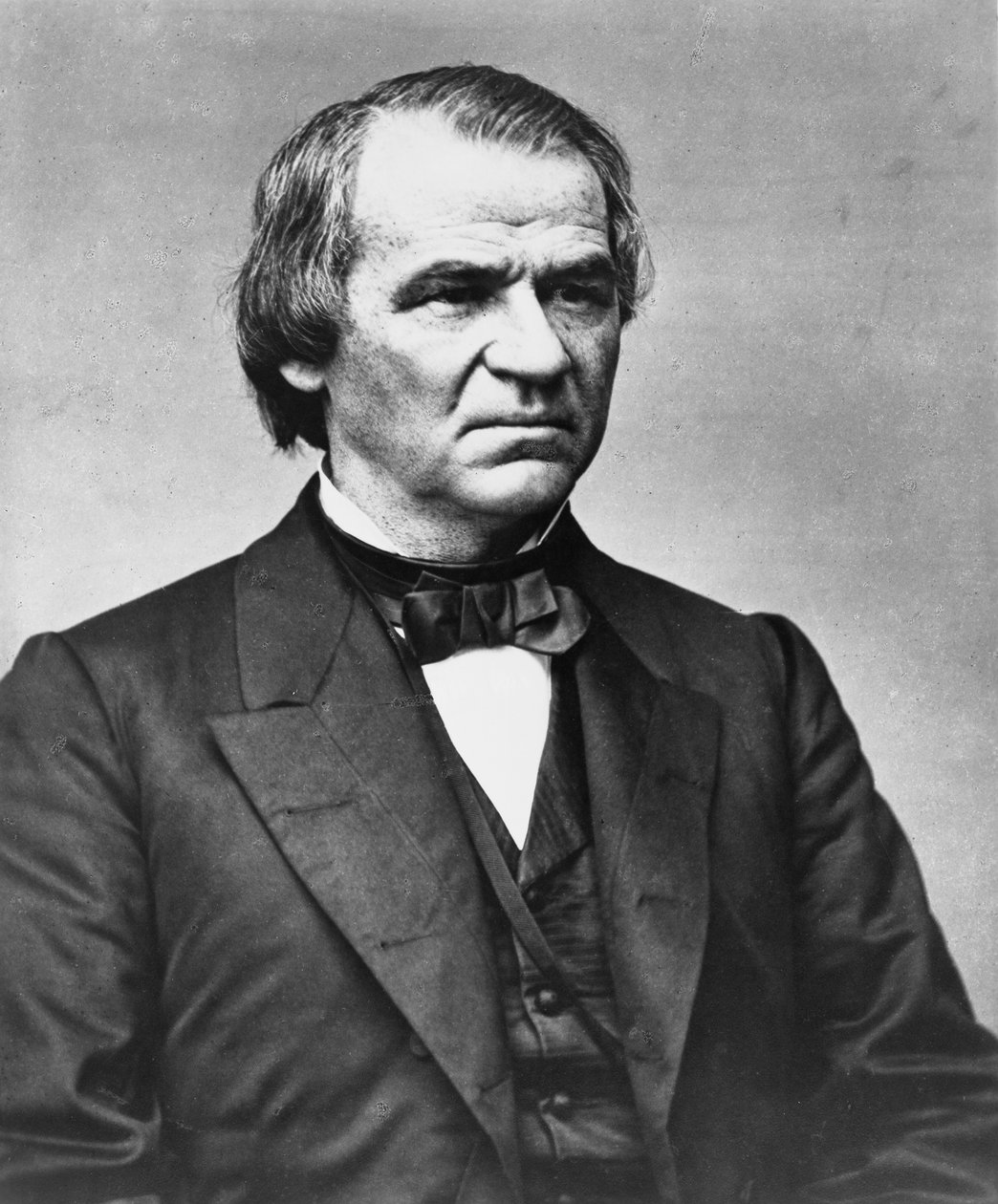 Andrew Johnson, ok.1855-65 autorstwa Mathew B. Brady
