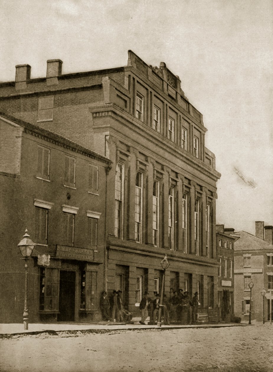 Więzienie Forrest Hall, Waszyngton, D.C., 1861-65 autorstwa Mathew B. Brady