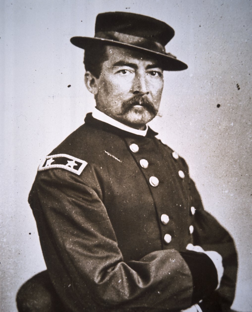Generał Philip H. Sheridan (1831-88) (zdjęcie czarno-białe) autorstwa Mathew Brady