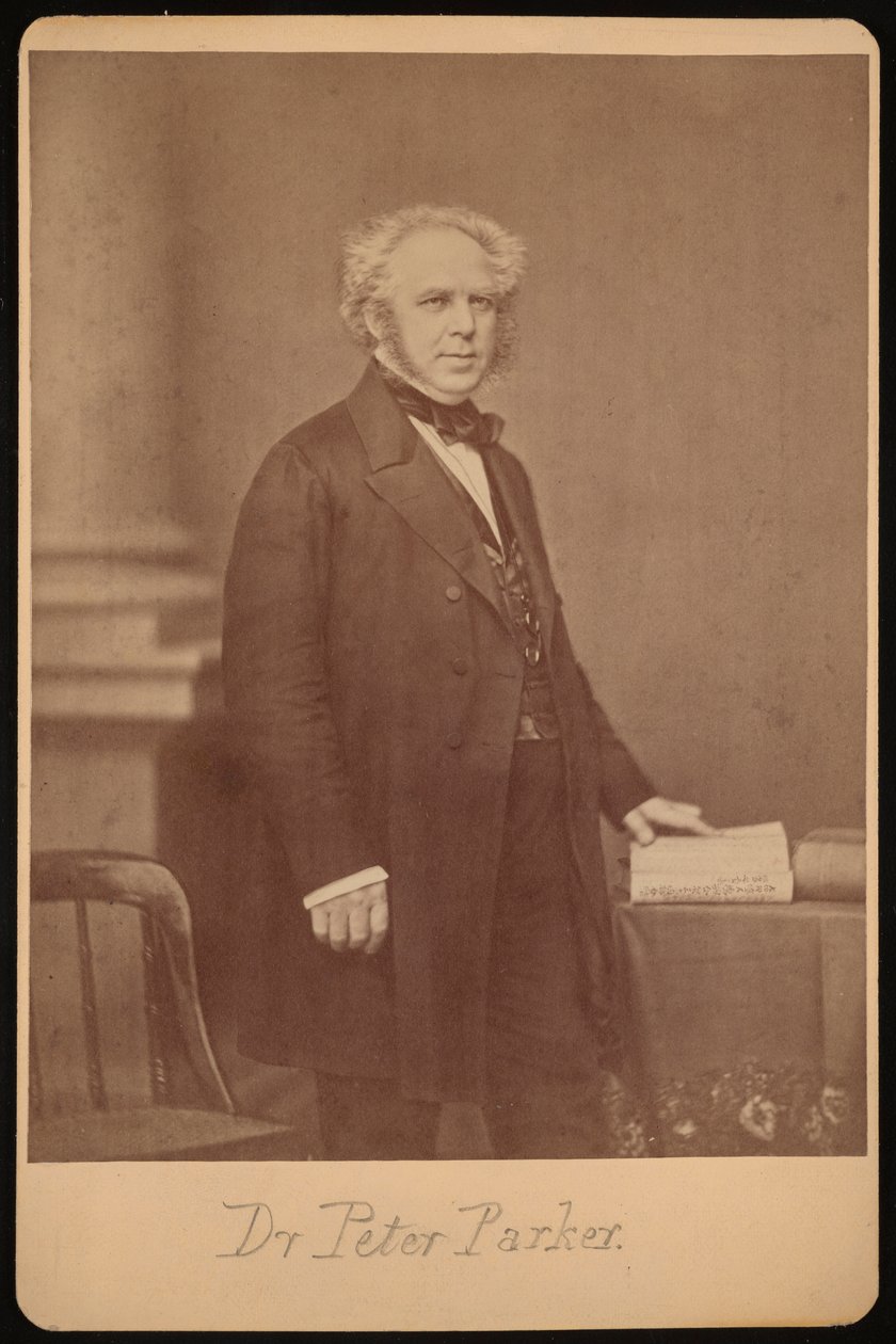 Portret Petera Parkera 1804-1888, przed 1888 r. autorstwa Mathew Brady