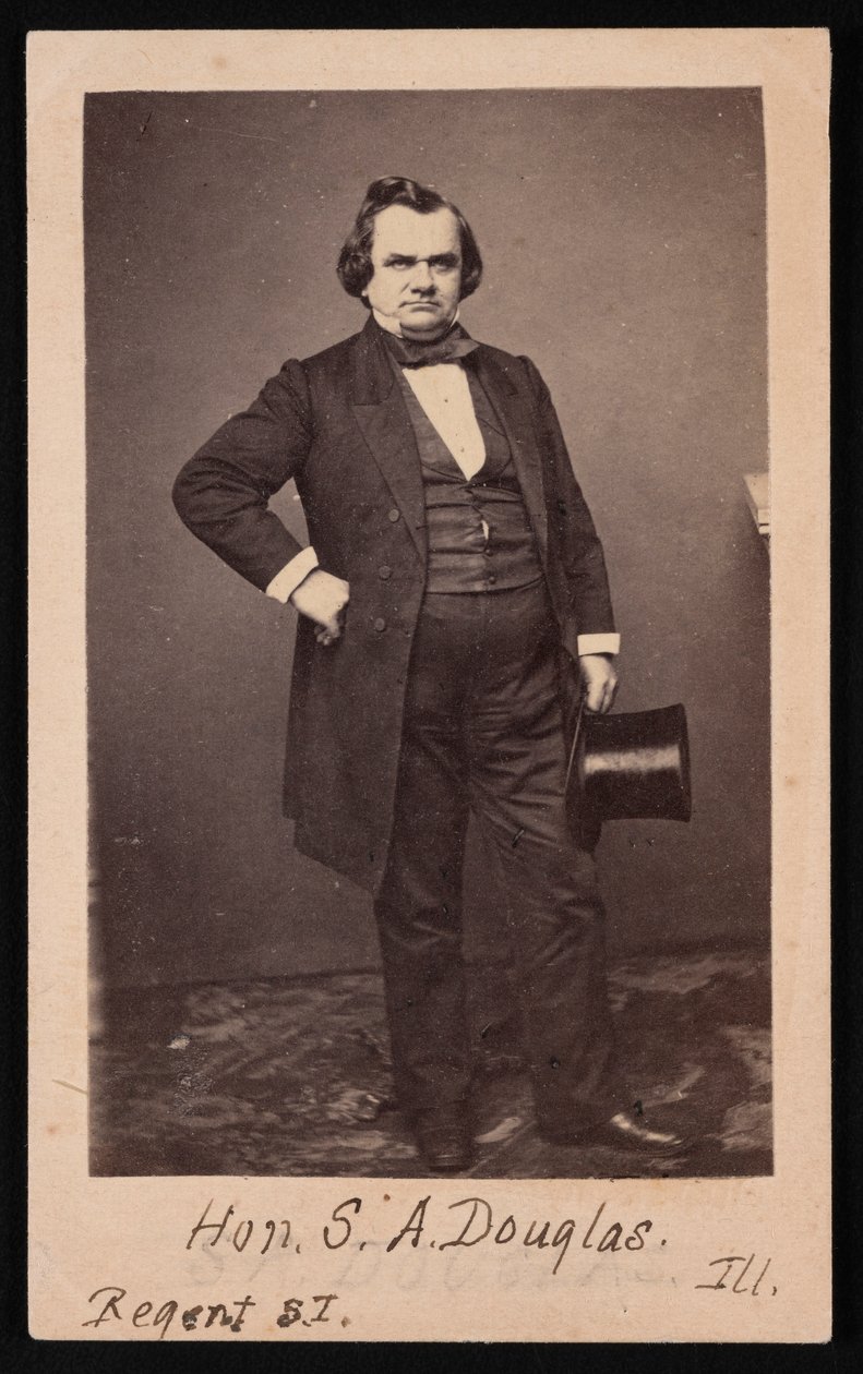 Portret Stephena Arnolda Douglasa 1813-1861, przed 1861 rokiem. autorstwa Mathew Brady