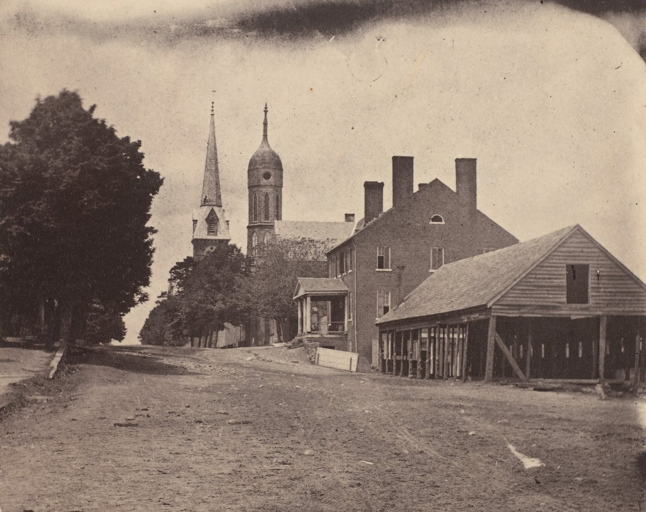 Szpital Drugiego Korpusu, Waszyngton, D.C., ca. 1863. autorstwa Mathew Brady
