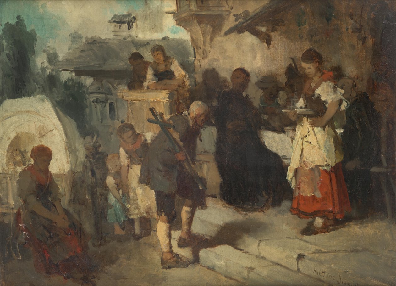 Dwóch kupców autorstwa Mathias Schmid