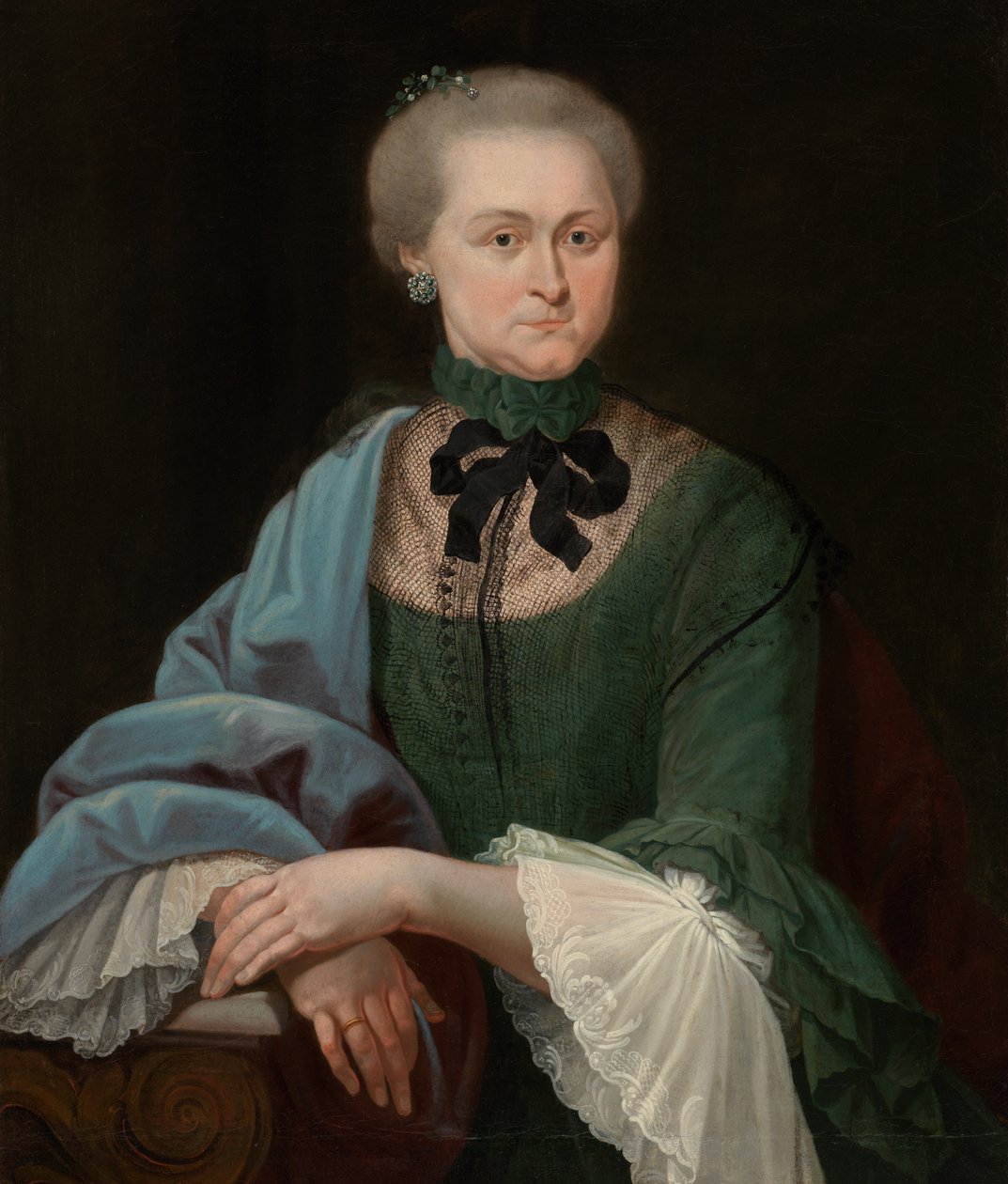 Portret kobiety (olej na płótnie) autorstwa Mathias de Visch