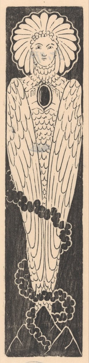 Ptak z kobiecą głową The Hunter: Bird of Truth (tytuł oryginalny) autorstwa Mathieu Lauweriks