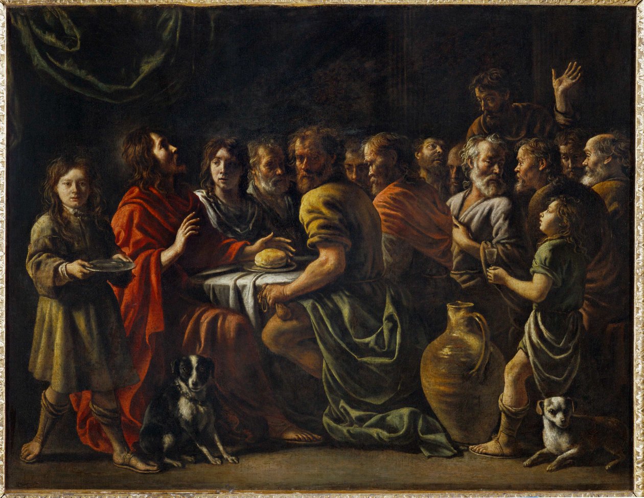 La cena - Ostatnia wieczerza ... autorstwa Mathieu Le Nain