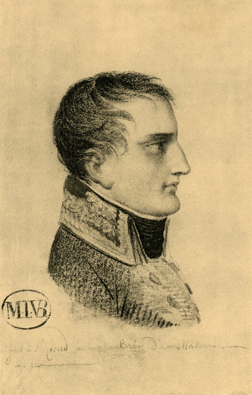 Napoleon jako pierwszy konsul, 1803 lub 1804, 1921. autorstwa Mathieu Van Brée