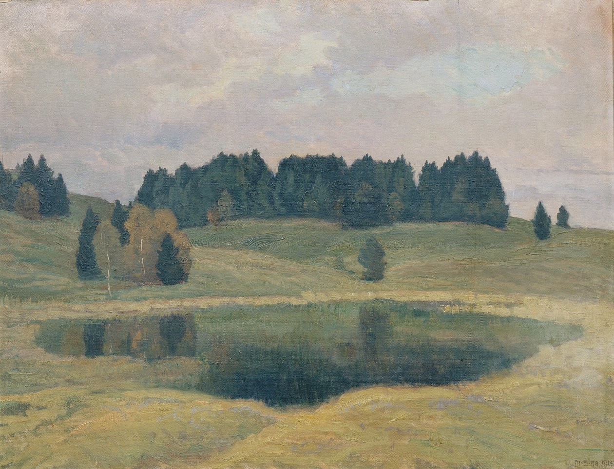 Abend am Mittenwaldsee autorstwa Mathilde Sitta Allé