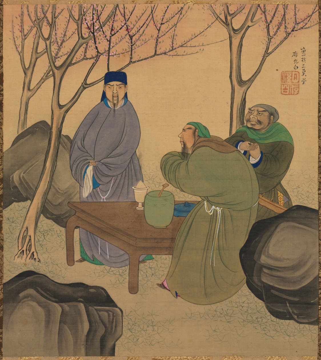 Romans Trzech Królestw, 1800 rok autorstwa Matsumura Goshun