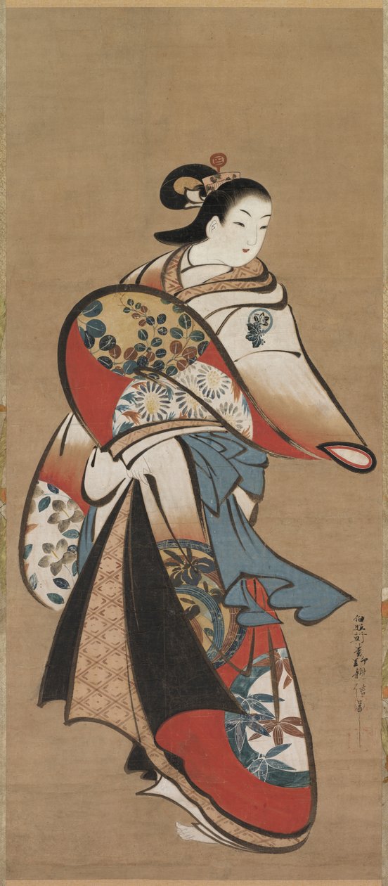 Kurtyzana autorstwa Matsuno Chikanobu