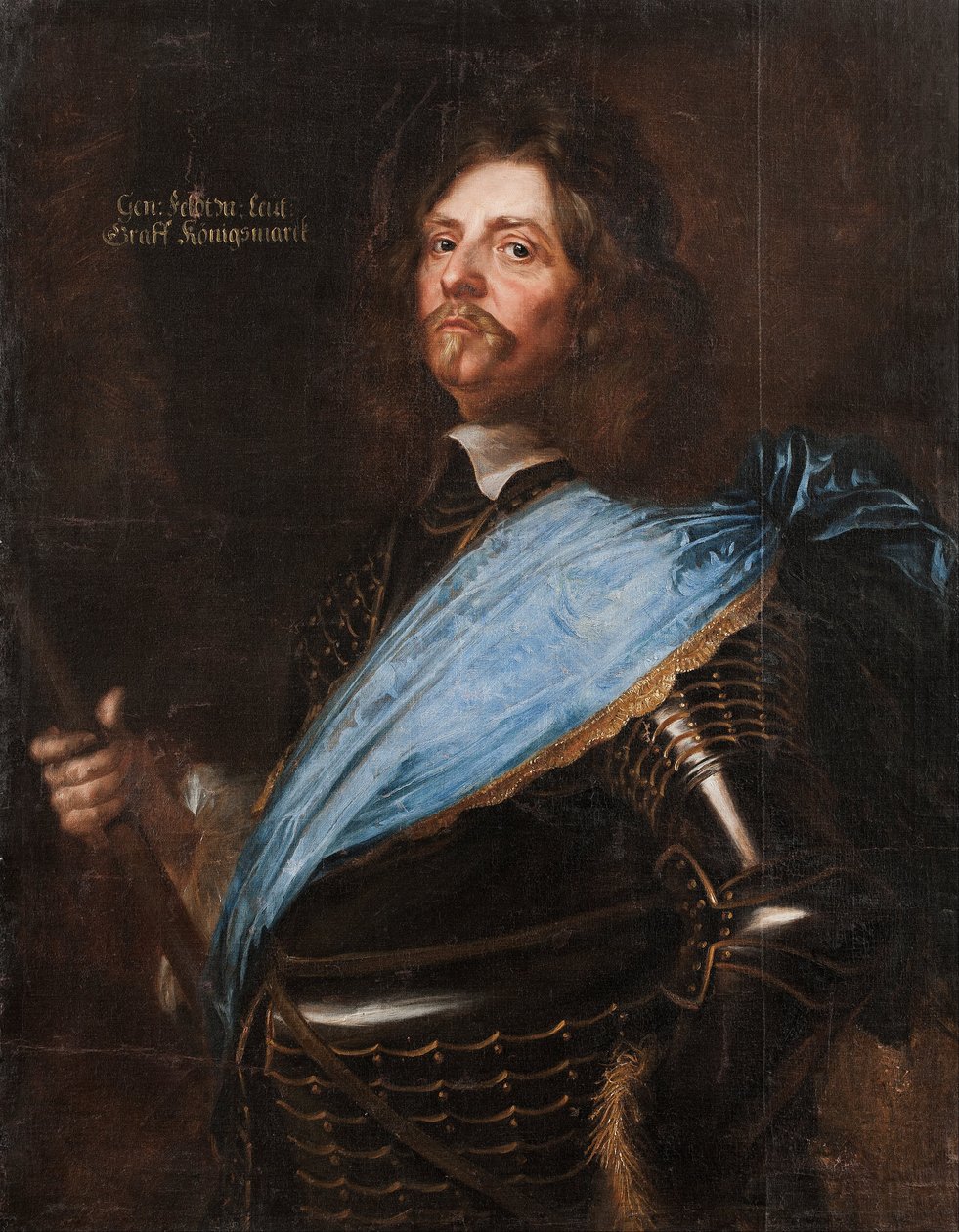 Feldmarszałek hrabia Hans Christoffer von Königsmarck, 1651 autorstwa Mattaus the Younger Merian