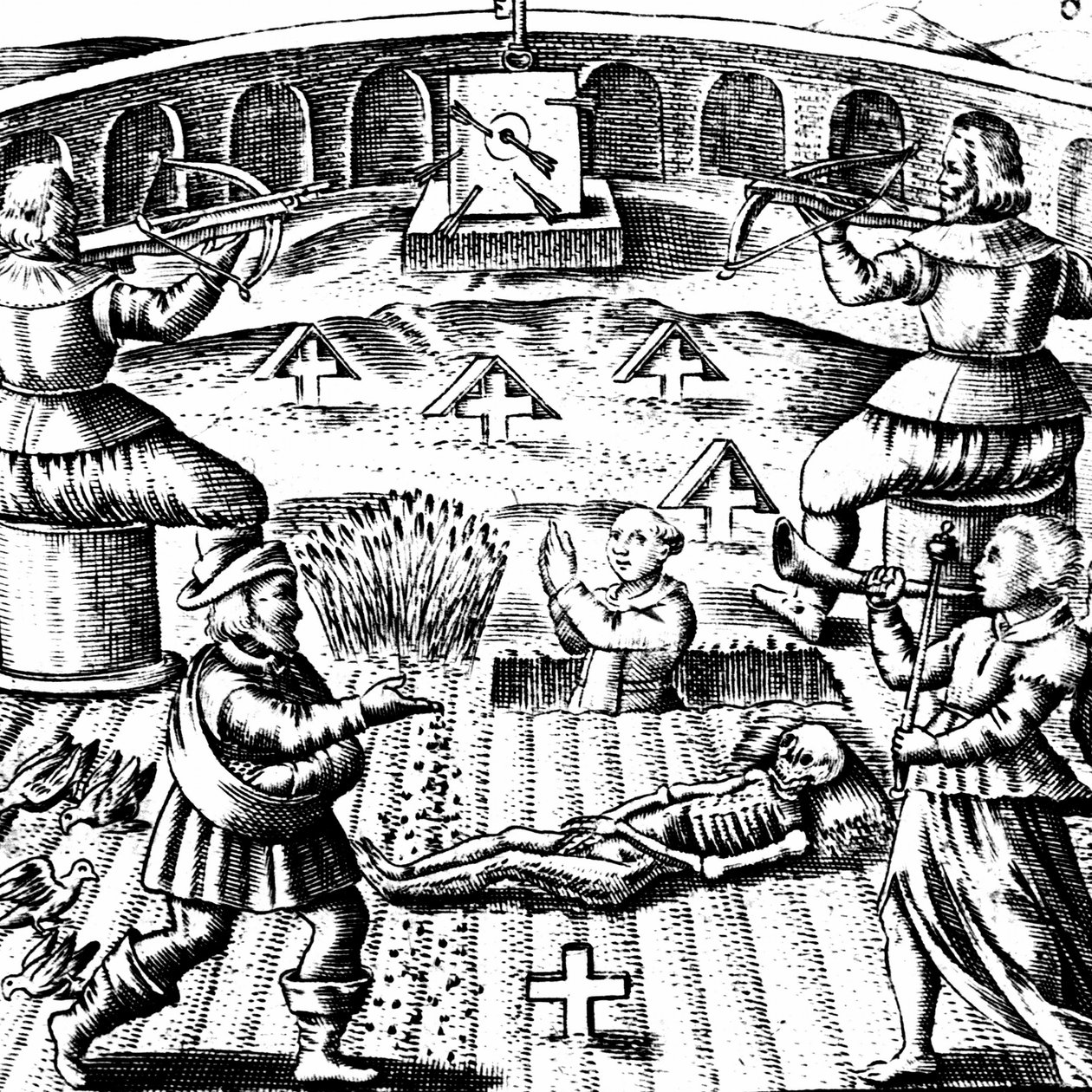 Ósmy klucz Bazylego Walentego z „Von dem Großes Stein Uhralten” Bazylego Walentego, Strasburg, 1651 autorstwa Mattaus the Younger Merian