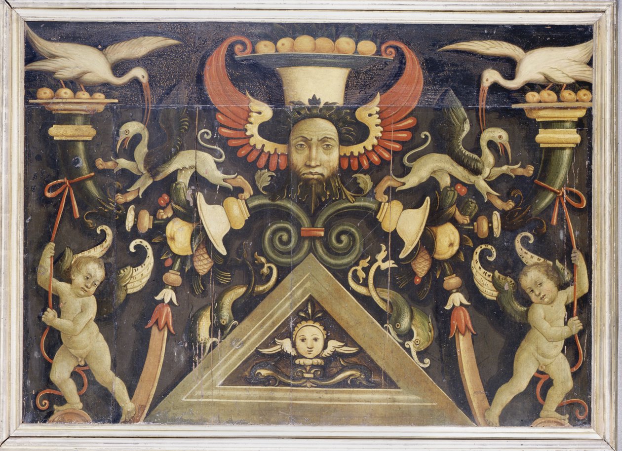 Groteski, ok. 1510-15 (tempera na drewnie sosnowym) autorstwa Matteo di Giuliano di Lorenzo Balducci