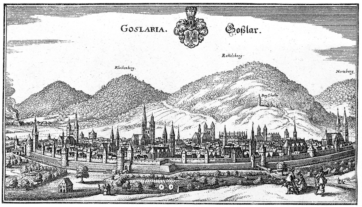 Goslar autorstwa Matthaus Merian