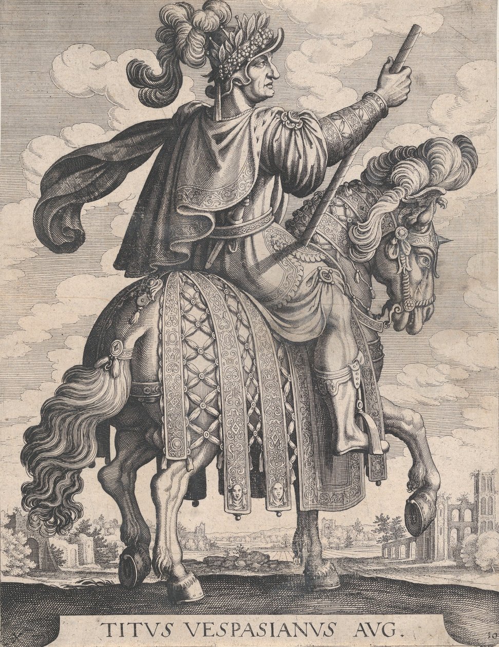 Ilustracja 10: Cesarz Tytus na koniu, z 