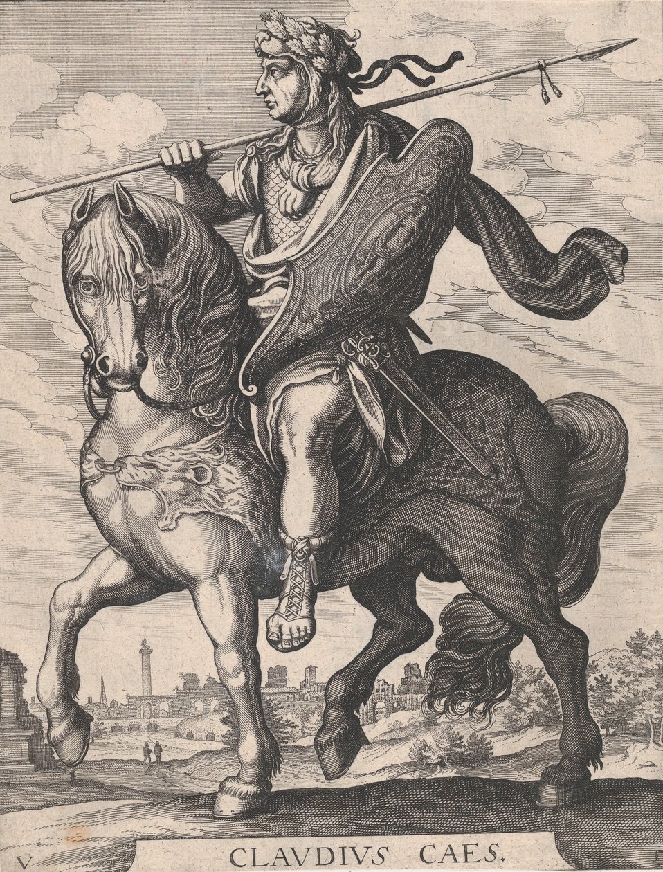 Ilustracja 5: Cesarz Klaudiusz na koniu, z 