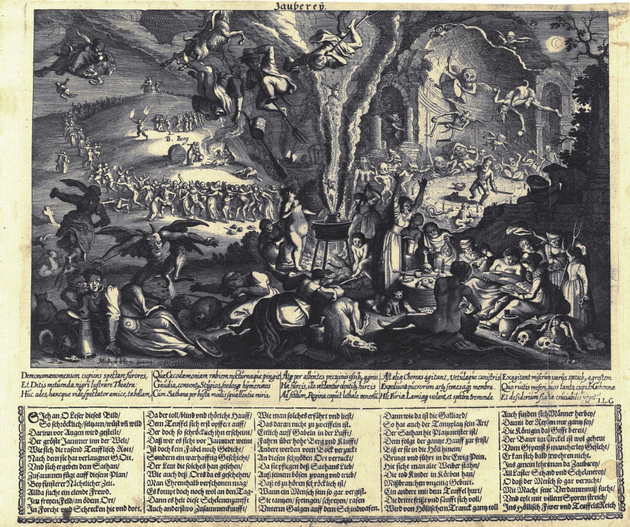 Sabat Czarownic autorstwa Matthaus the Elder Merian