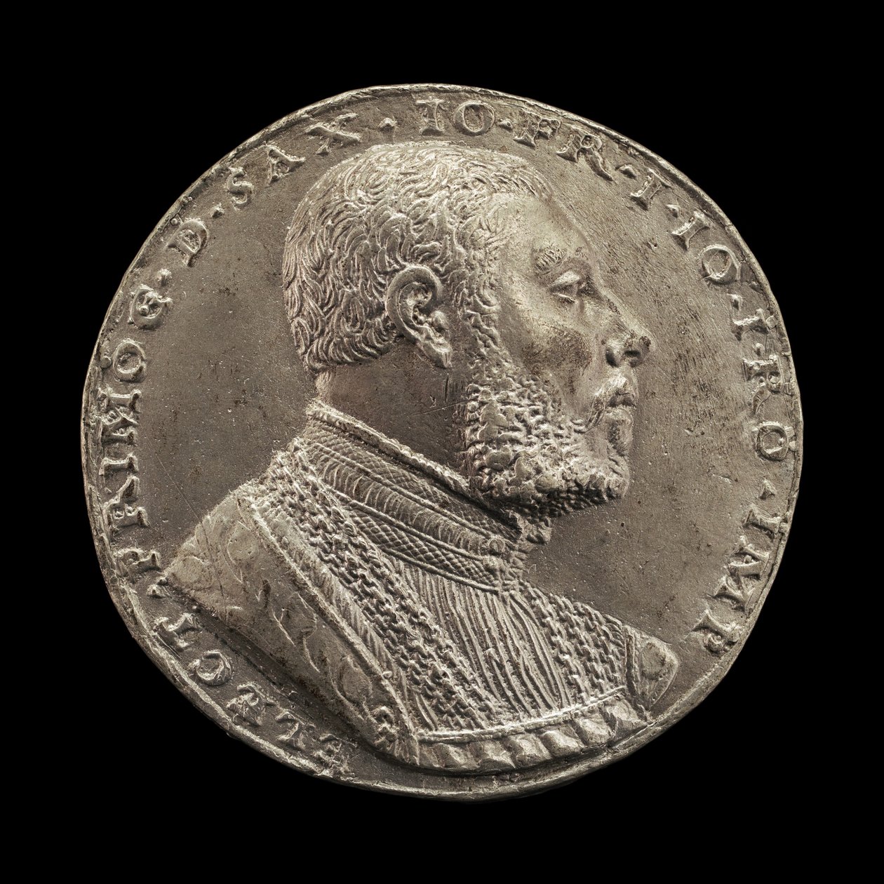 Johann Frederich, 1503-1554, elektor saski 1532 [awers], ok. 201 1532. autorstwa Matthes Gebel