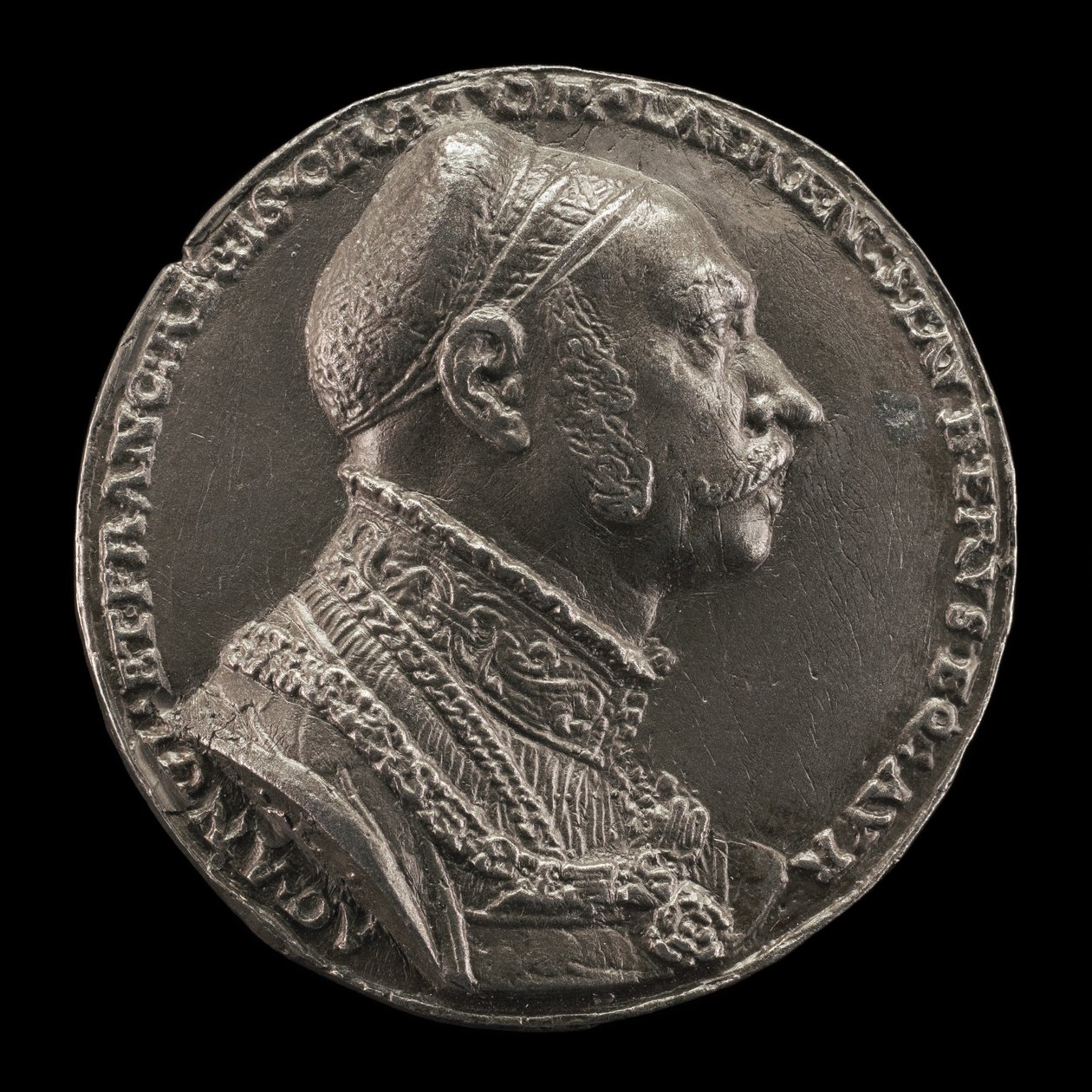 Lorenz Staiber, 14851486-1539, patrycjusz norymberski, pisarz i mówca [awers], 1535. autorstwa Matthes Gebel