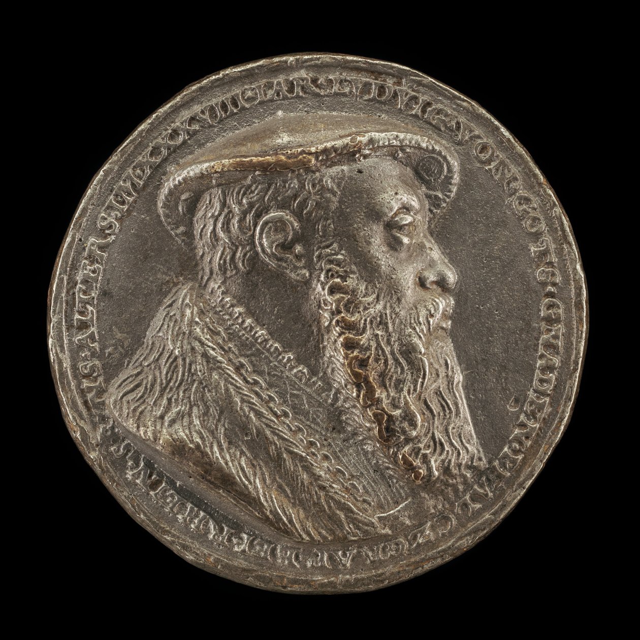 Ludwig X, 1495-1545, książę Bawarii 1514 [awers], 1535. autorstwa Matthes Gebel