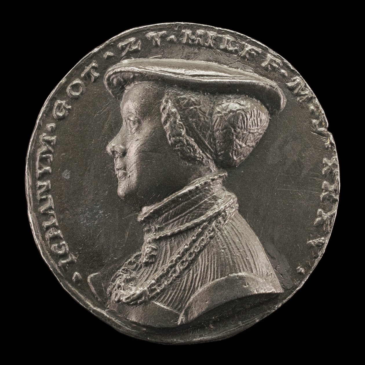 Magdalena Rummel, Żona Lorenza Staibera 1509 [rewers], 1535. autorstwa Matthes Gebel