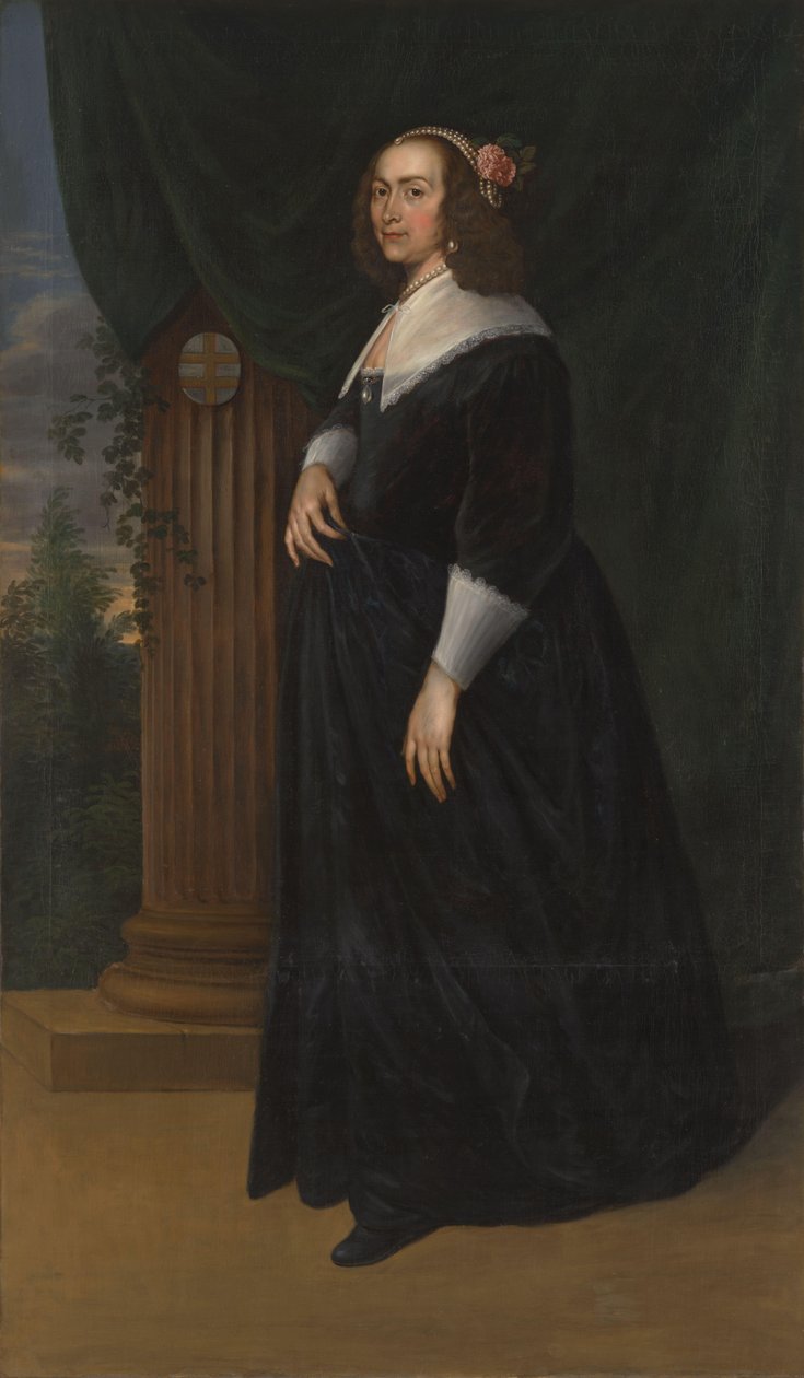 Maria Hartmansdr de Custer(e). Żona Willema Kettingha autorstwa Mattheus Verheyden