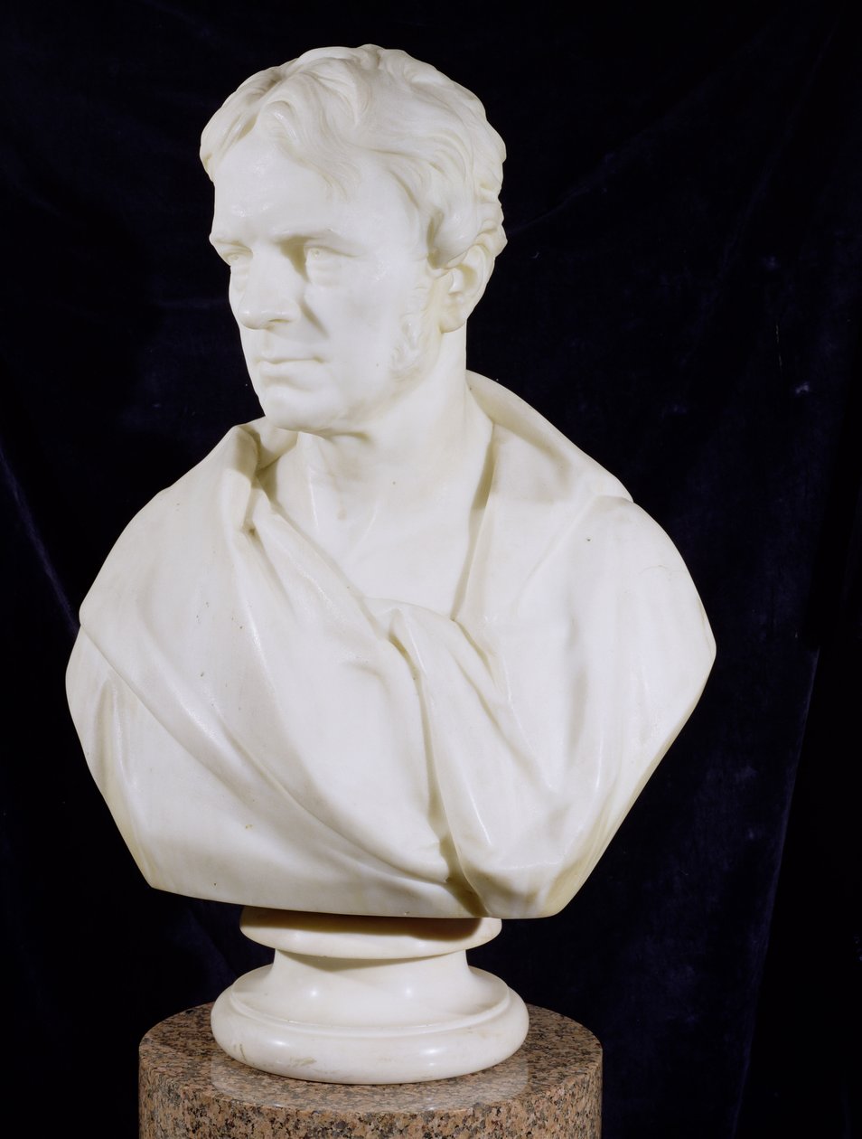 Portret popiersia Michaela Faradaya (1791-1867) autorstwa Matthew Noble