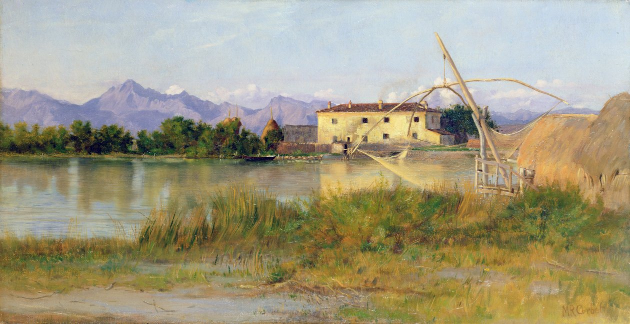 Scena etruska, góry Carrara autorstwa Matthew Ridley Corbet
