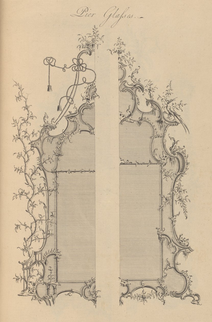 Ogólny system mebli użytkowych i ozdobnych..., 1759-1763. autorstwa Matthew Darly