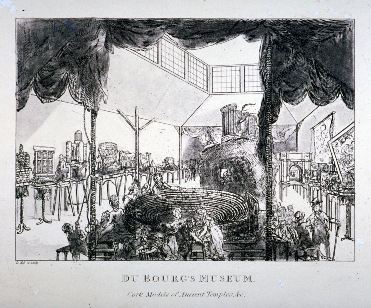 Muzeum Dubourga, Grosvenor Street, Westminster, Londyn, 1818 autorstwa Matthew Dubourg