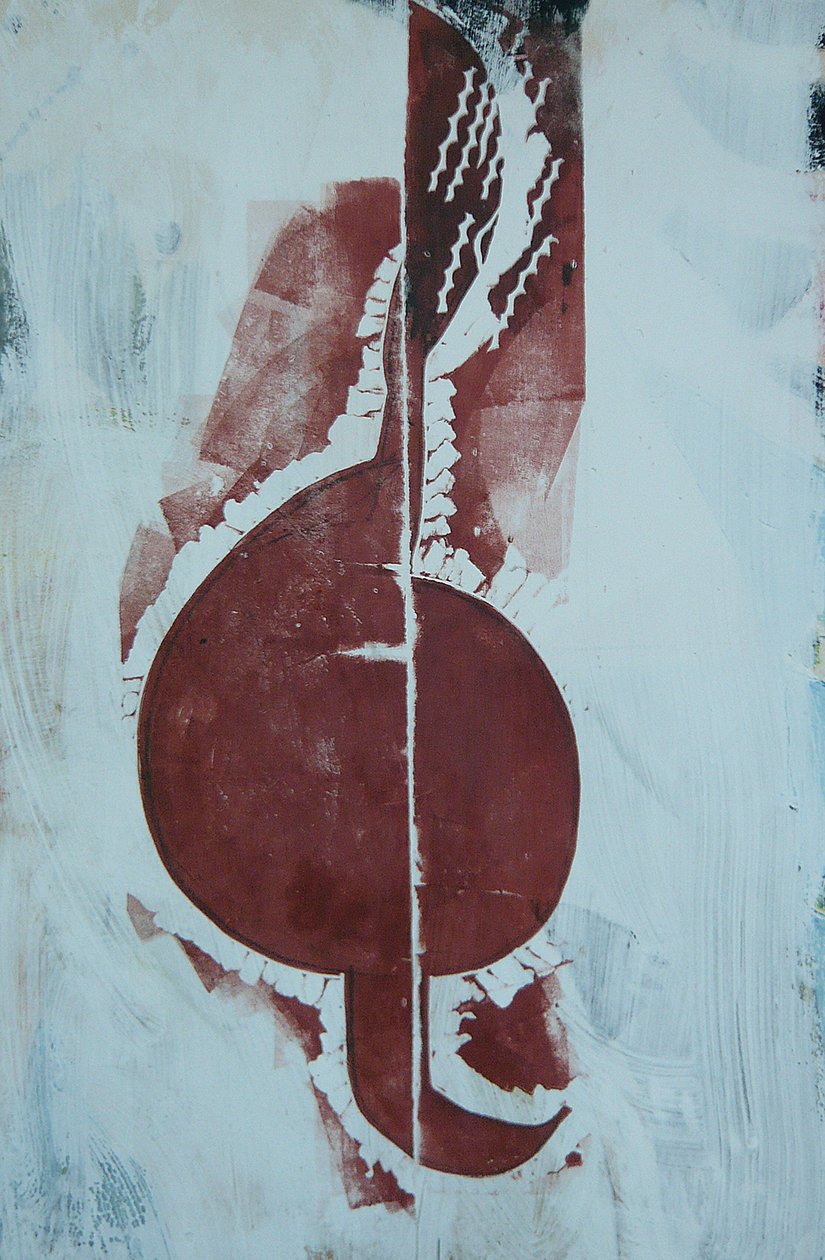cleff, 2009 (monoprint) autorstwa Matthew Hilton